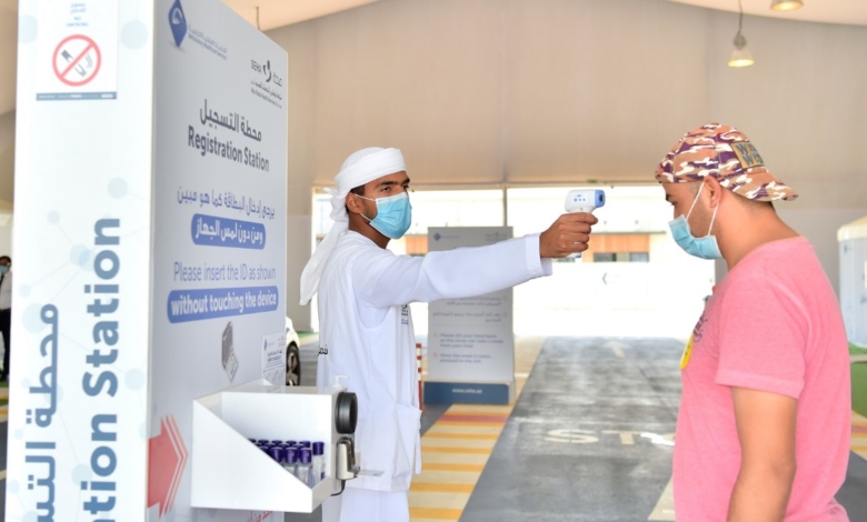 Footballers, referees volunteering in SEHA COVID-19 screening centres