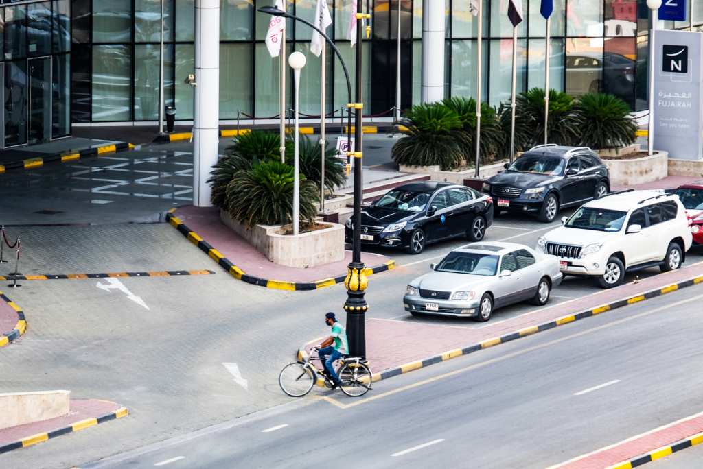 bicycle around the city 