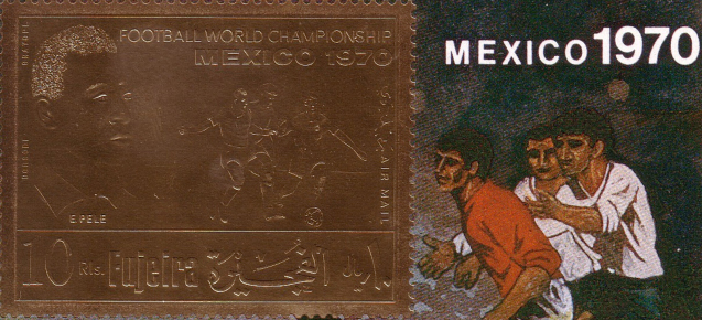 Before the first Post Office was opened in Fujairah, the locals used a courier Saeed Mohammed Tanaji to take letters to Kuwait and Saudi Arabia and collect mail on his way back to Fujairah. Secondly, there was also a grocery named Abdul Rasak Grocery.Fujairah Observer. Stamps.Stamps of Fujairah. UAE stamps. 1970 World Cup, Mexico Stamps.