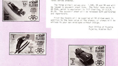 Photo of Stamps of Fujairah: 1968 – Winter Olympics