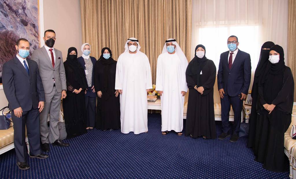 H.H. Sheikh Mohammed bin Hamad bin Mohammed Al Sharqi, Crown Prince of Fujairah, received, at the Emiri Court, Asilah Abdullah Al Mualla, Director-General of the Fujairah Environment Authority, and the authority’s action team.