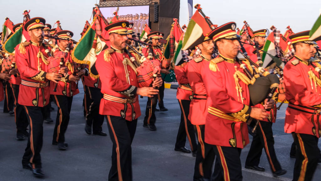 Ministry of Interior’s Golden Jubilee celebration on the Fujairah Corniche