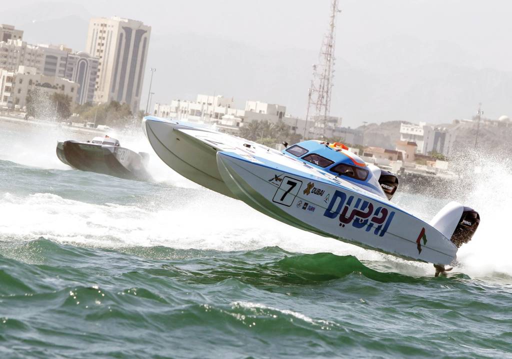 XCAT Boat race in Fujairah