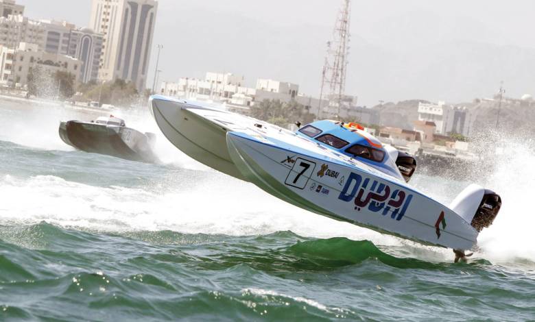 XCAT Boat race in Fujairah