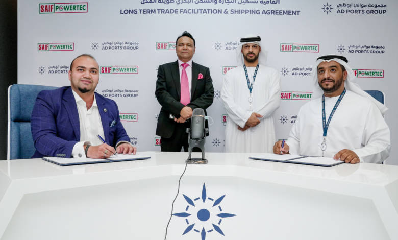 AD Ports Group today announced that its feeder service, SAFEEN Feeders, has signed a long-term trade facilitation and shipping agreement with Saif Powertec Limited, a listed firm in Bangladesh that is active in ports, logistics, civil engineering, and power sectors.