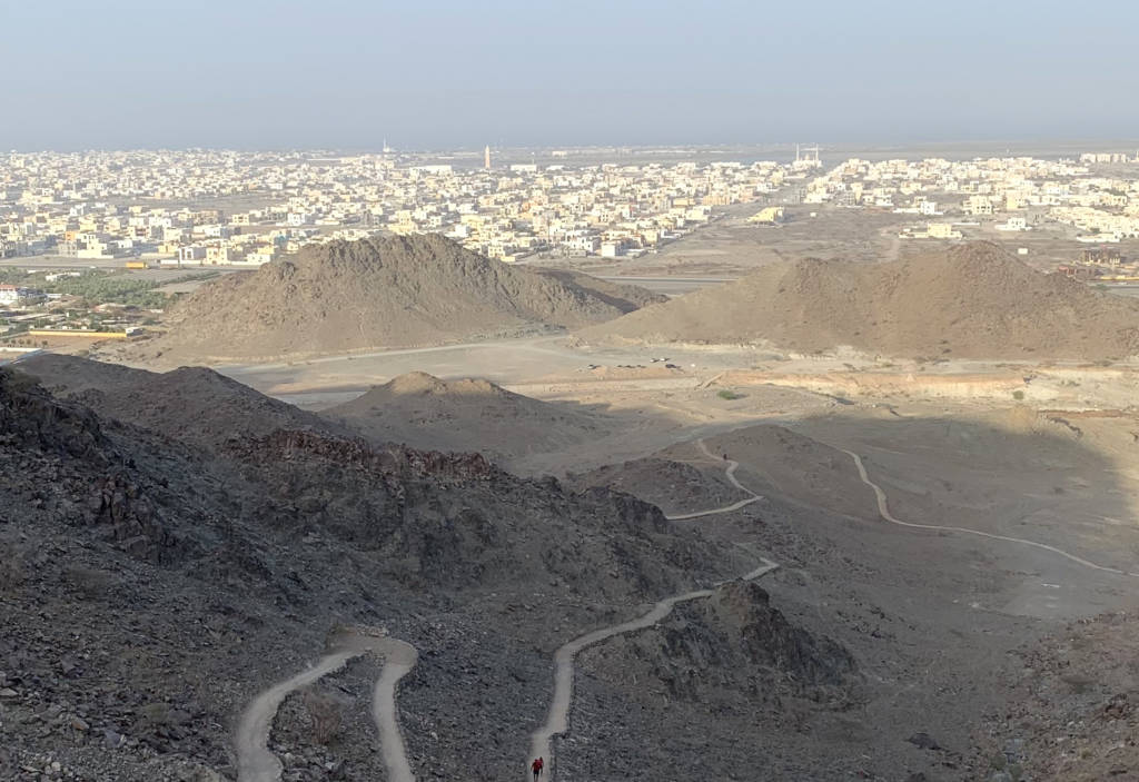 Al Ghail it’s a very beautiful and quite trail located just outside Kalba. The path is very well done the route is 6km long approximately.