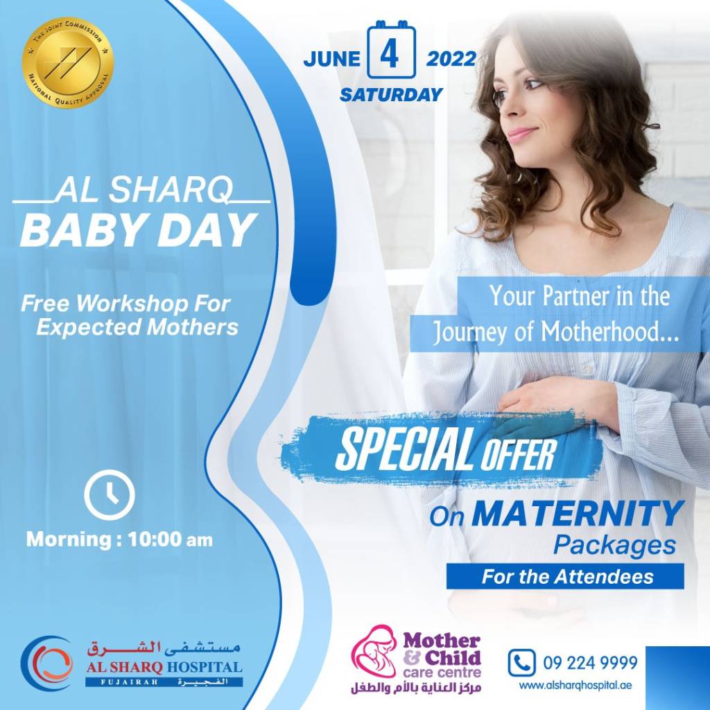 Al Sharq Hospital is organizing “Al Sharq Baby Day”