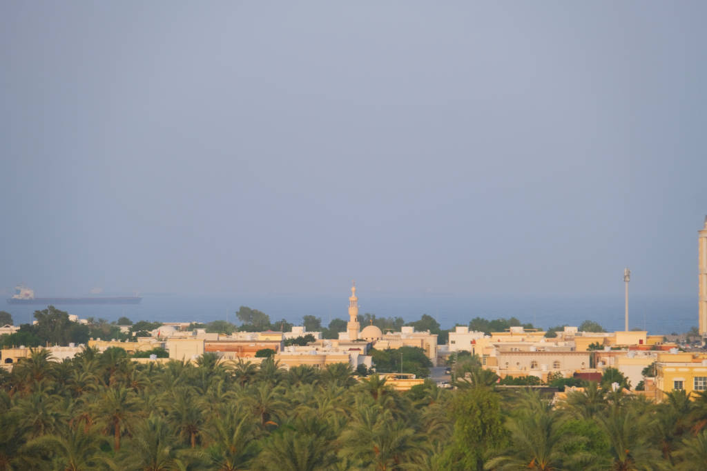 City view from Fujairah Fort