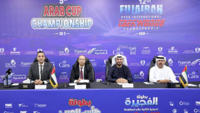 Photo of The Fifth Arab Cup and the Twelfth Fujairah International Taekwondo Championship Kicks Off